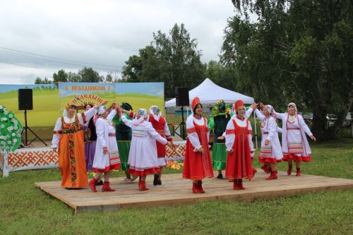 В Елабужском районе прошел Пеледыш пайрём (Праздник цветов)