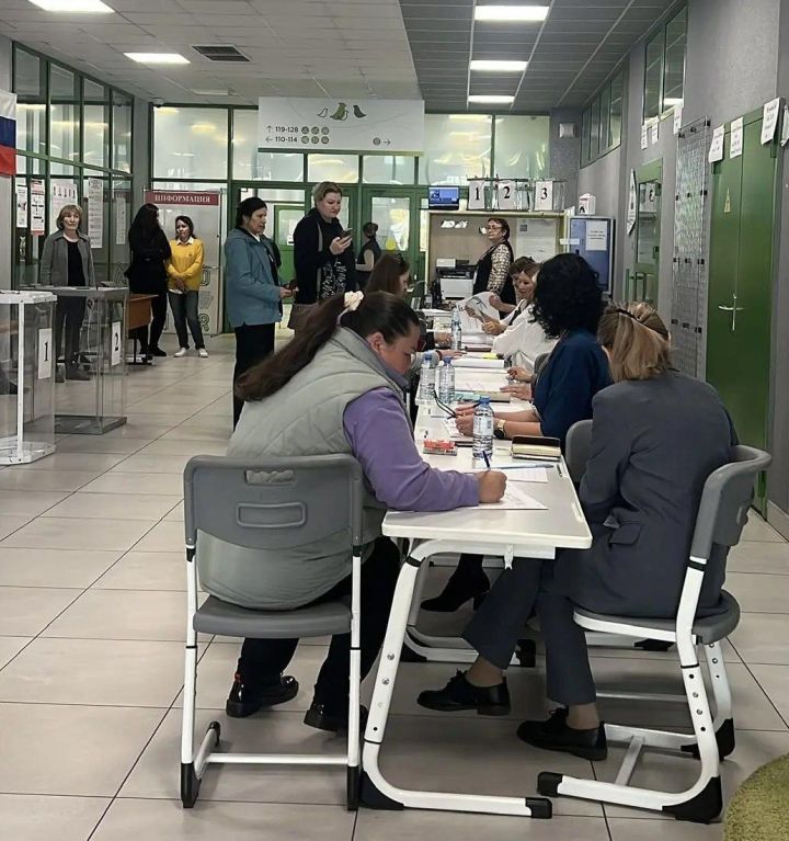 Алабугада Дәүләт Думасына сайлауларда тавыш бирүнең беренче көне башланды