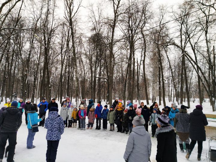 В Александровском саду Елабуги прошел квест "Зимний лес"