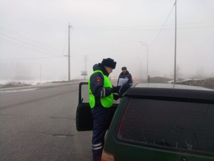 В Елабуге в ходе утреннего рейда наказали 29 водителей