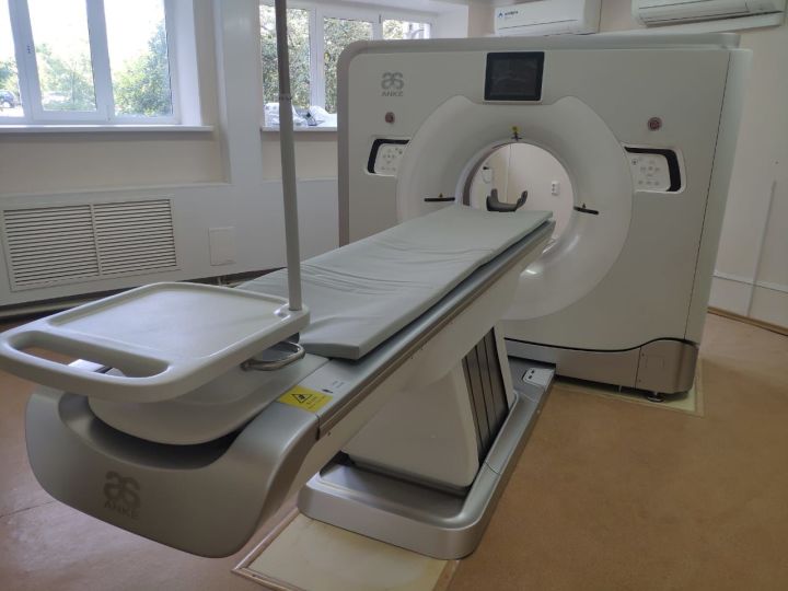 В ЕЦРБ установили новый компьютерный томограф