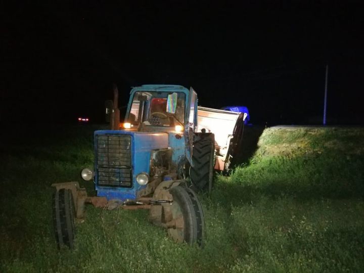В Елабужском районе произошло ДТП с участием трактора