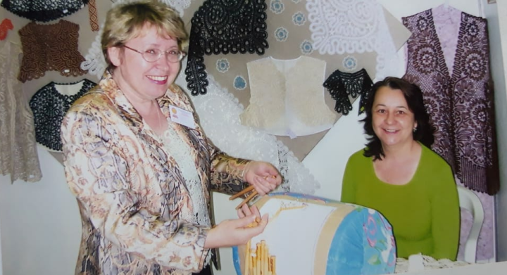 Мастер по кружеву и плетению принимает участие в Спасской ярмарке более 10 лет