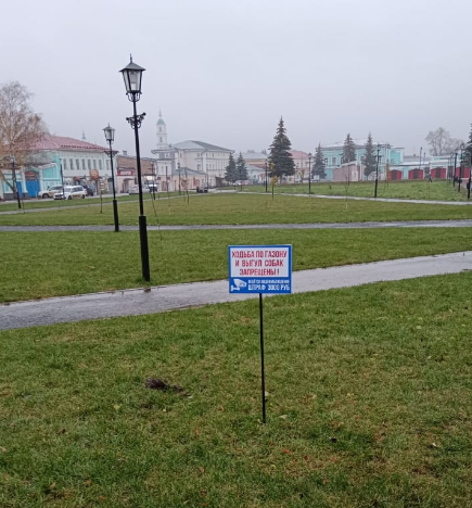 Елабужане больше не смогут выгуливать собак на площади Ленина