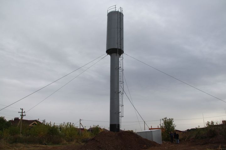 В деревне Мальцево запустили новую водонапорную башню