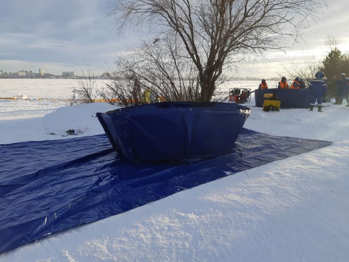 АО «Транснефть — Прикамье» провело плановое учебно-тренировочное занятие на подводном переходе нефтепровода через реку