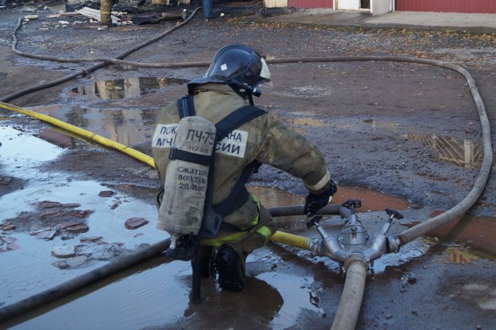 В Татарстане за последние двое суток произошло возгорание