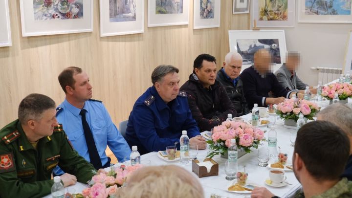 В Елабуге прошла встреча с мобилизованными земляками