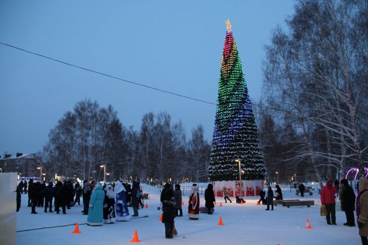Стало известно, когда в Елабуге откроются новогодние елки