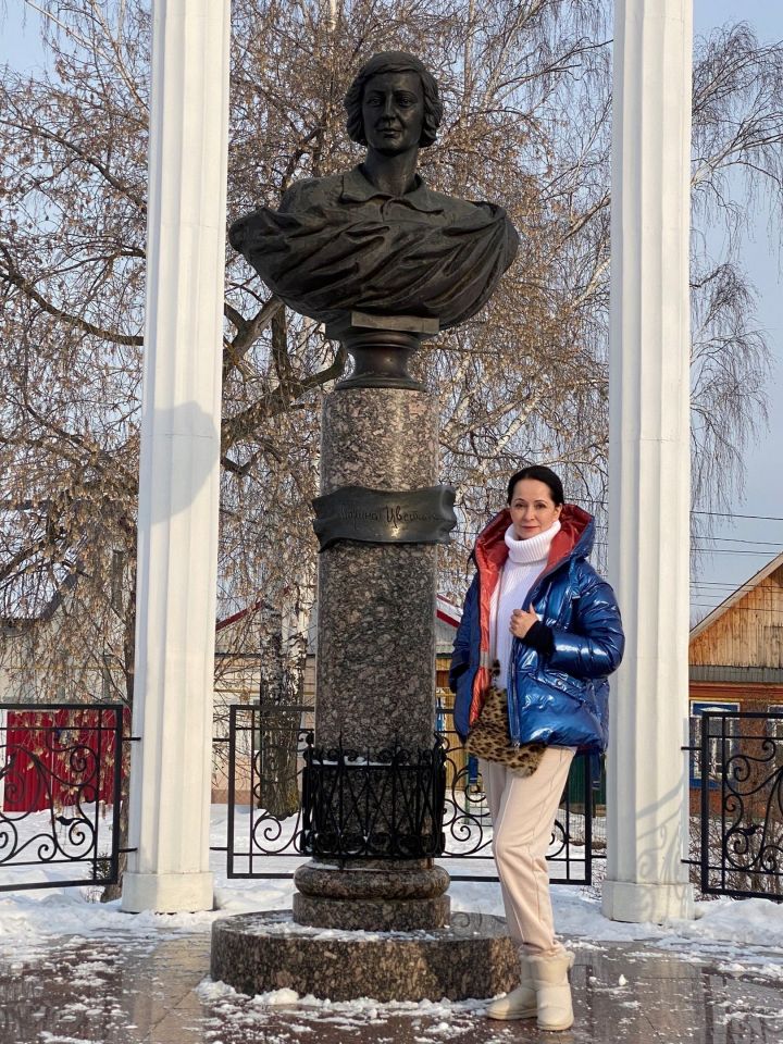В Елабуге побывала известная актриса Ольга Кабо
