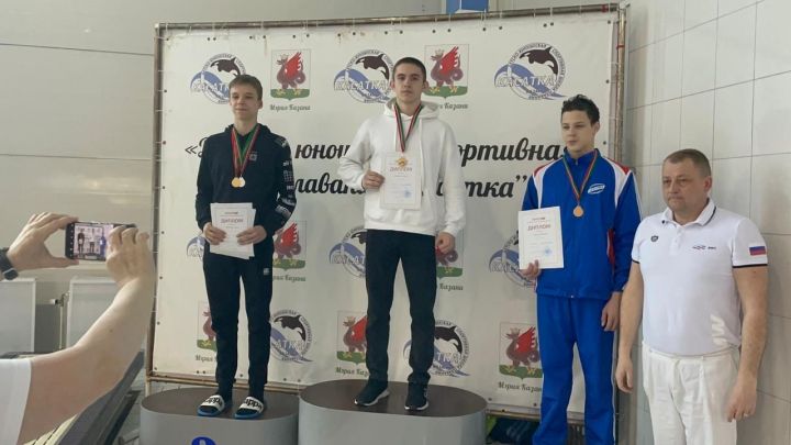 Елабужанин занял первое место на Первенстве Республики Татарстан по плаванию