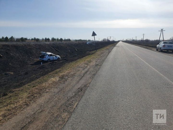 В Татарстане водитель без прав попал в ДТП: пассажир в коме