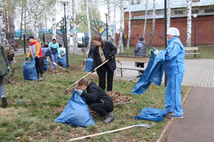 Елабужане присоединились к Всероссийскому субботнику