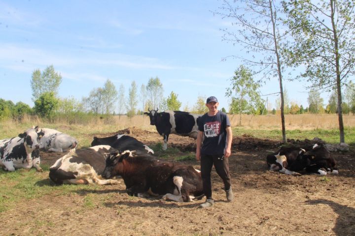 Житель Елабужского района переехал из города в деревню и занялся сельским хозяйством