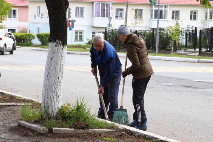 Елабужане вышли на субботник