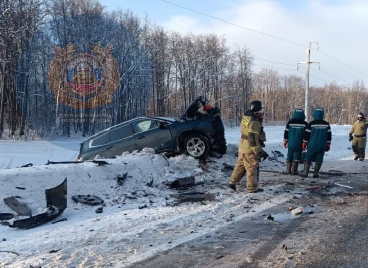 В Альметьевском районе в результате ДТП погиб водитель Hyundai