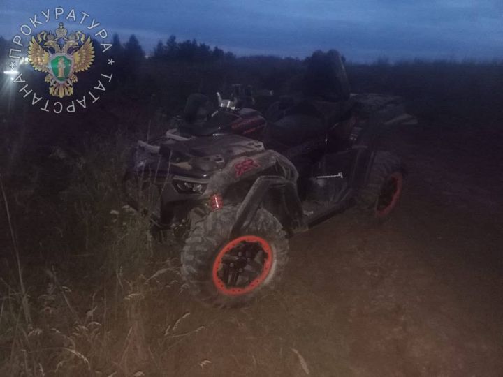 Ночная авария в Тукаевском районе: двое погибших после опрокидывания квадроцикла