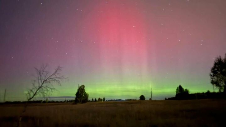 Невероятное зрелище: жители Татарстана наблюдали северное сияние