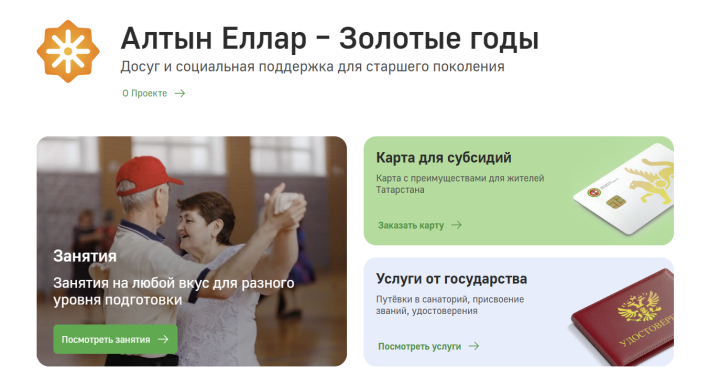 Для старшего поколения Елабуги работает онлайн-платформа «Золотые годы»