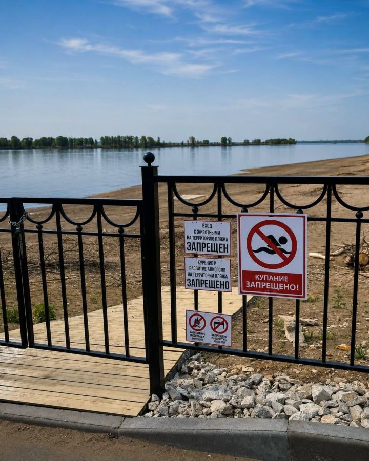 Купание на городском пляже Елабуги пока остается под запретом