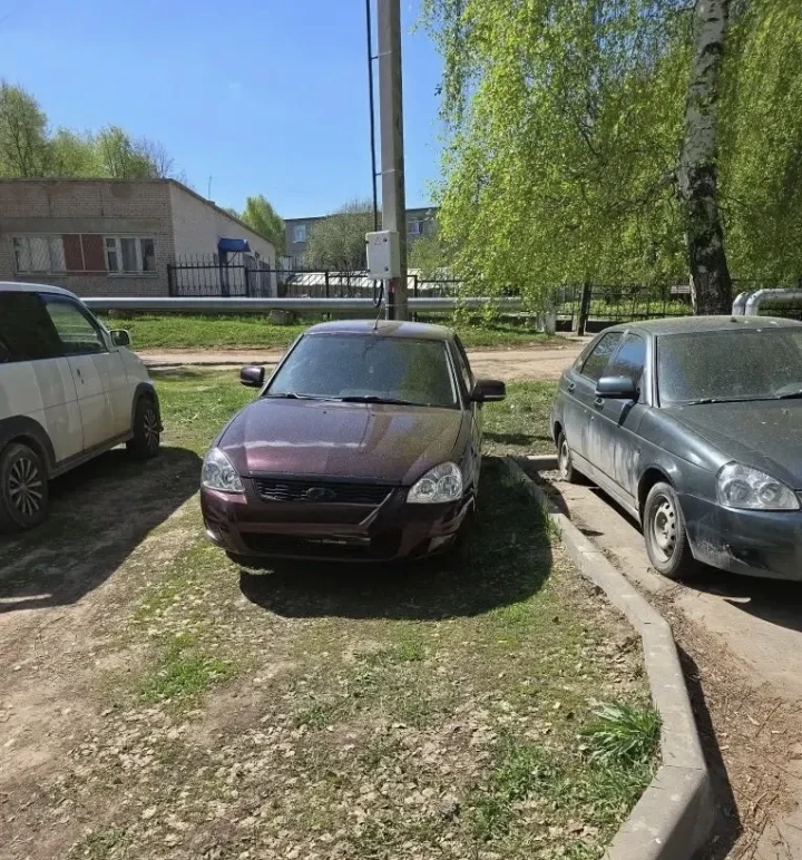 Алабугада машинаны газонга куйган өчен 3500 сумга кадәр штраф яный