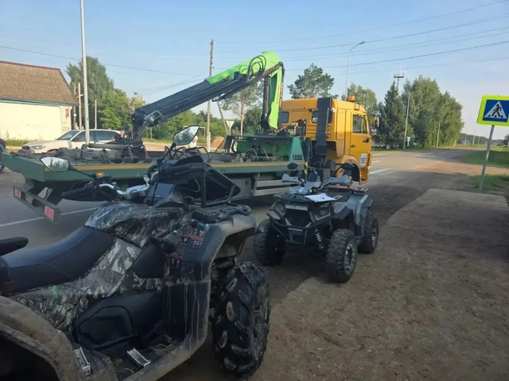 Алабуга районында мототехника руле артында дүрт яшүсмерне тоткарлаганнар