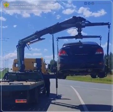 Алабугада приставлар 2 миллион сум бурычы җыелган ир-атның автомобиленә арест салган