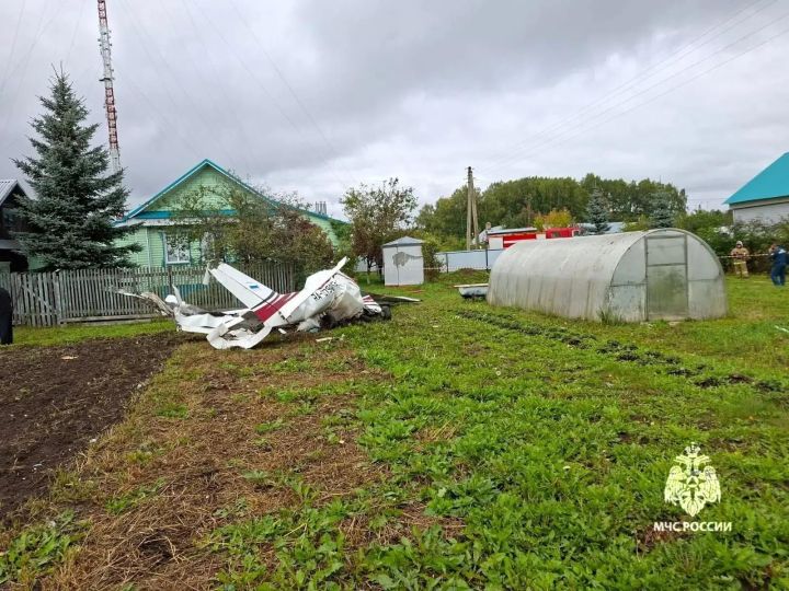 В Татарстане при падении легкомоторного самолёта погибли два человека